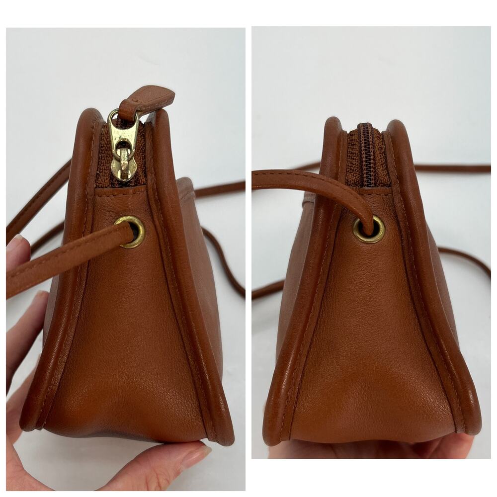 Vintage Coach Hadley Zip 9935 British Tan 1994 USA - Picture 6 of 10